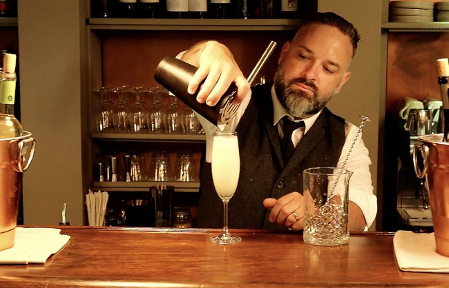 Locals & Nomads Natural Wine Bar & Shop dining corner